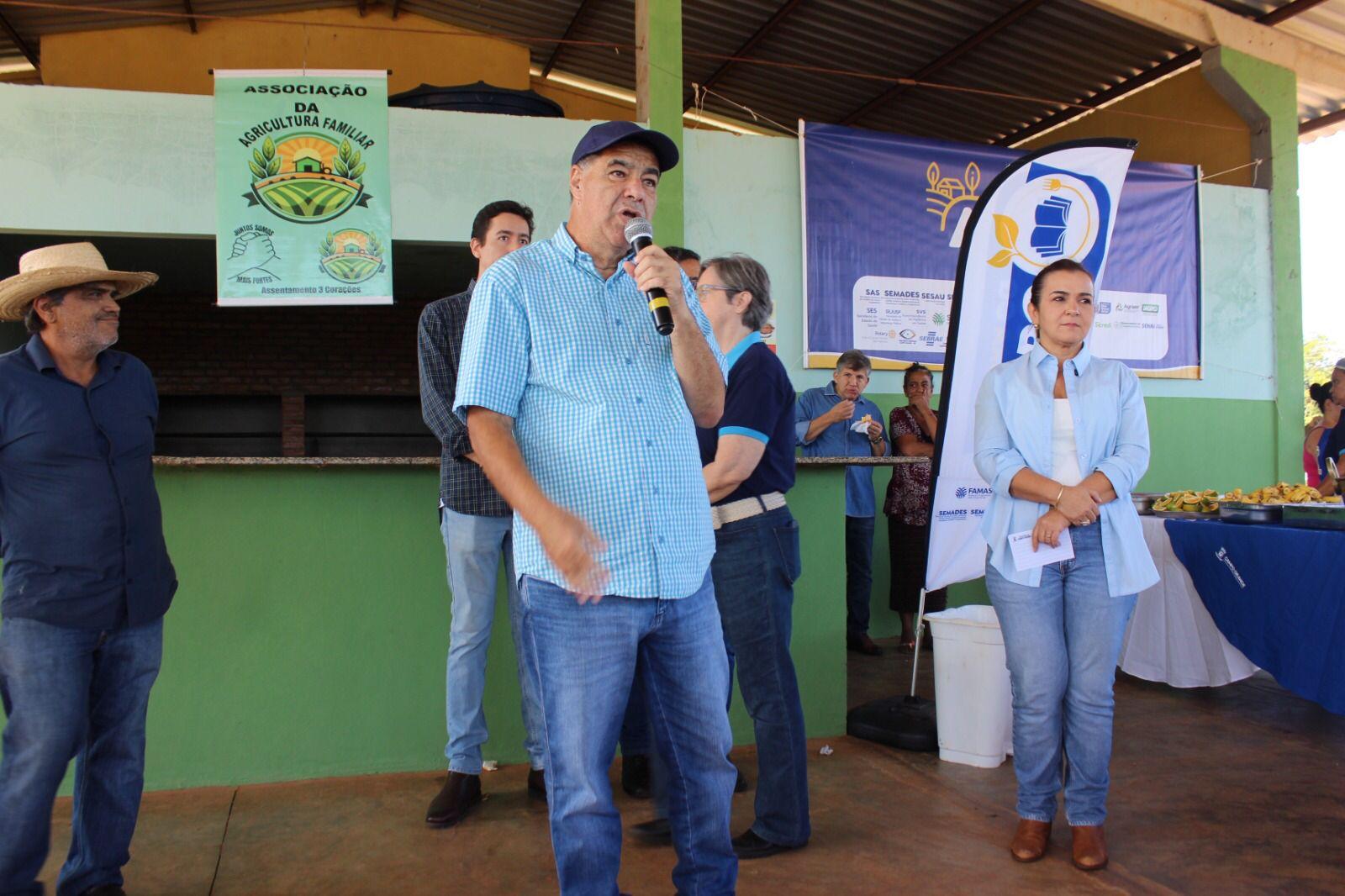 “Pela Primeira Vez na História, Prefeita Adriane Lopes  e Deputado Lídio Lopes,  junto com o Subprefeito Elenilton Dutra Rompe Barreiras e Leva Ação Agro Social ao Assentamento Três Corações”