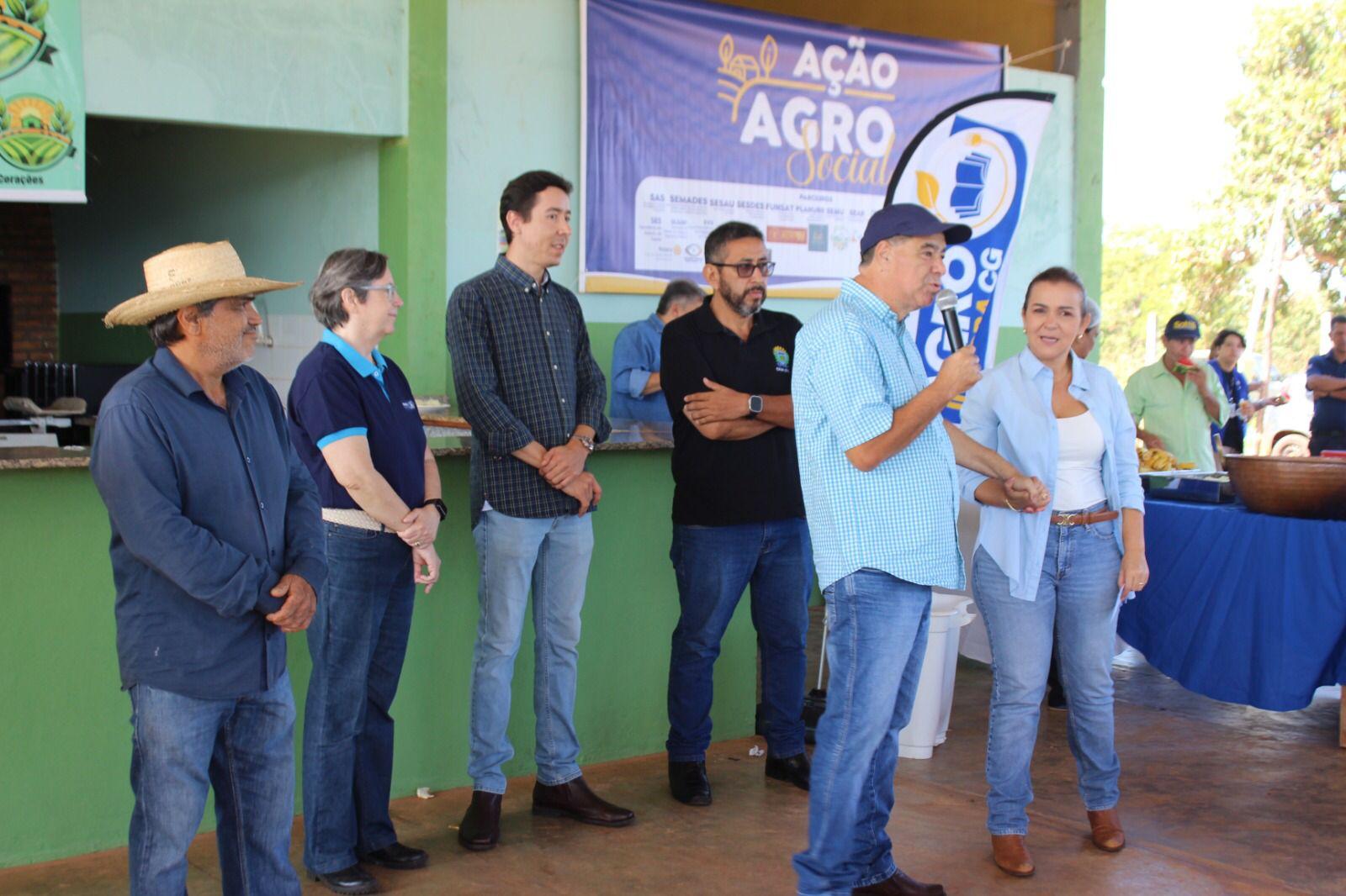 “Pela Primeira Vez na História, Prefeita Adriane Lopes  e Deputado Lídio Lopes,  junto com o Subprefeito Elenilton Dutra Rompe Barreiras e Leva Ação Agro Social ao Assentamento Três Corações”