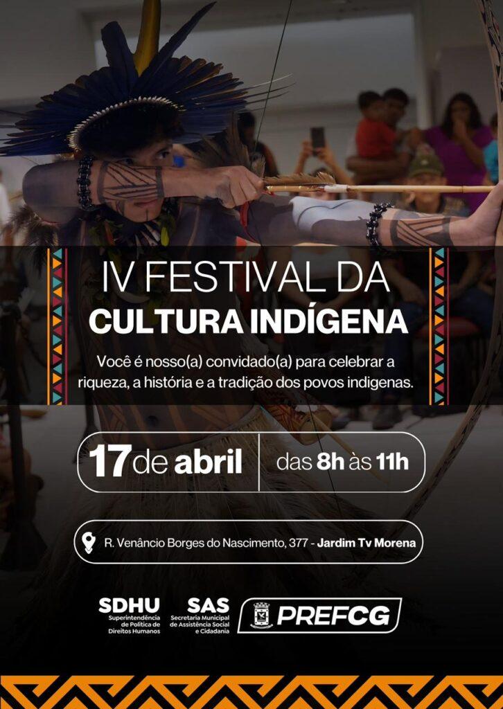 Festival da Cultura Indígena reúne tradições nesta sexta.