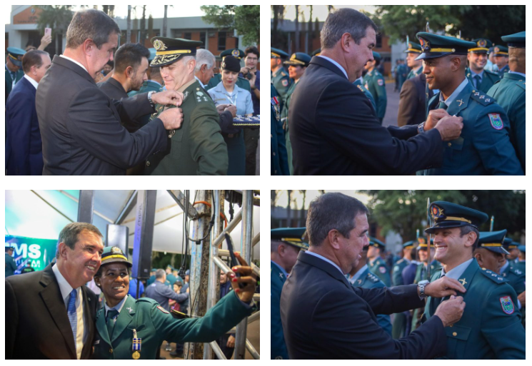 Medalha Tiradentes: Governo de MS reforça compromisso com a valorização dos policiais militares. Medalha Tiradentes: Governo de MS reforça compromisso com a valorização dos policiais militares.
