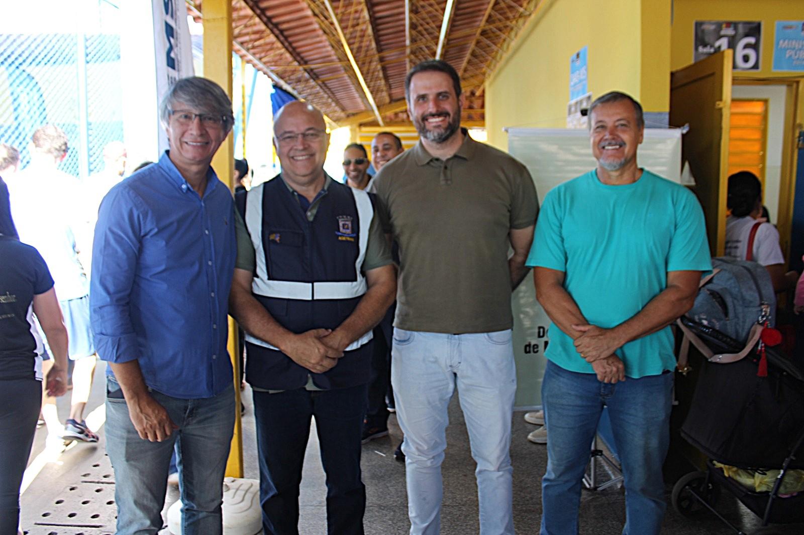 Darci Caldo participa do Mutirão Todos em Ação no Jardim Anache e destaca a importância do projeto para a comunidade.