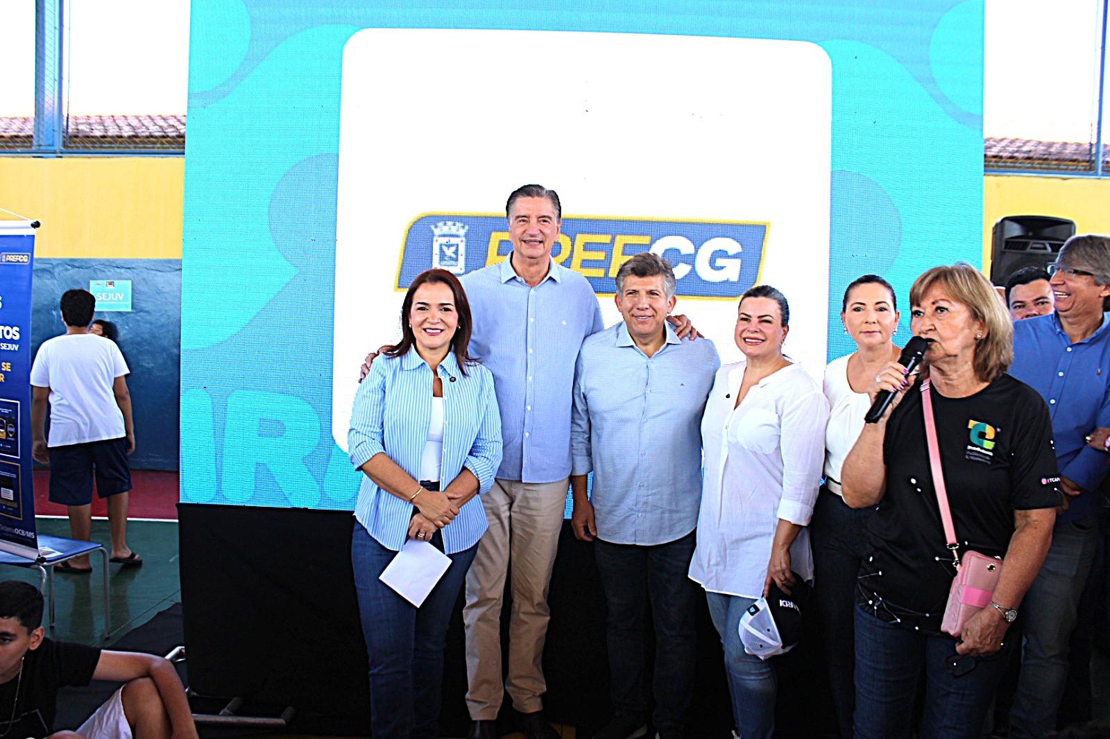 Darci Caldo participa do Mutirão Todos em Ação no Jardim Anache e destaca a importância do projeto para a comunidade.
