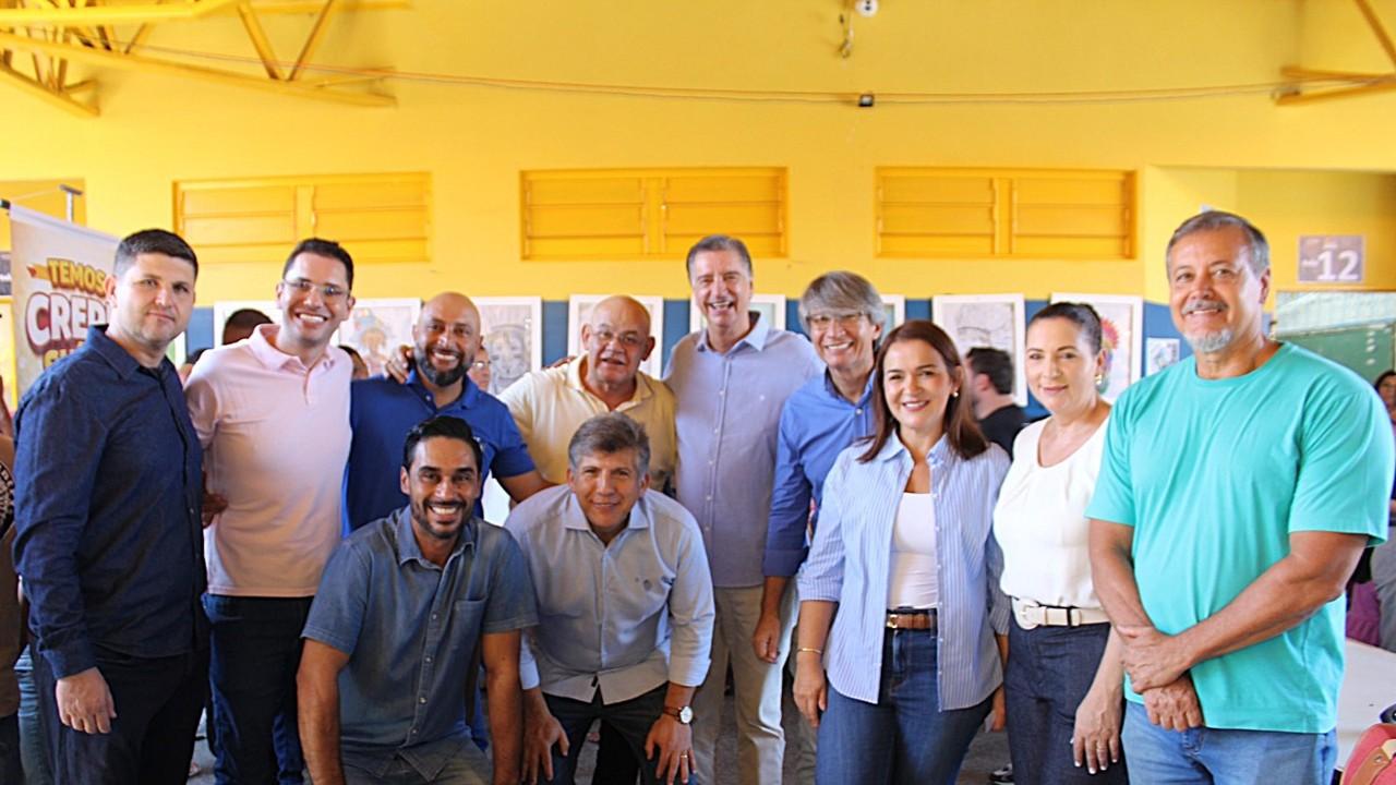 Darci Caldo participa do Mutirão Todos em Ação no Jardim Anache e destaca a importância do projeto para a comunidade.