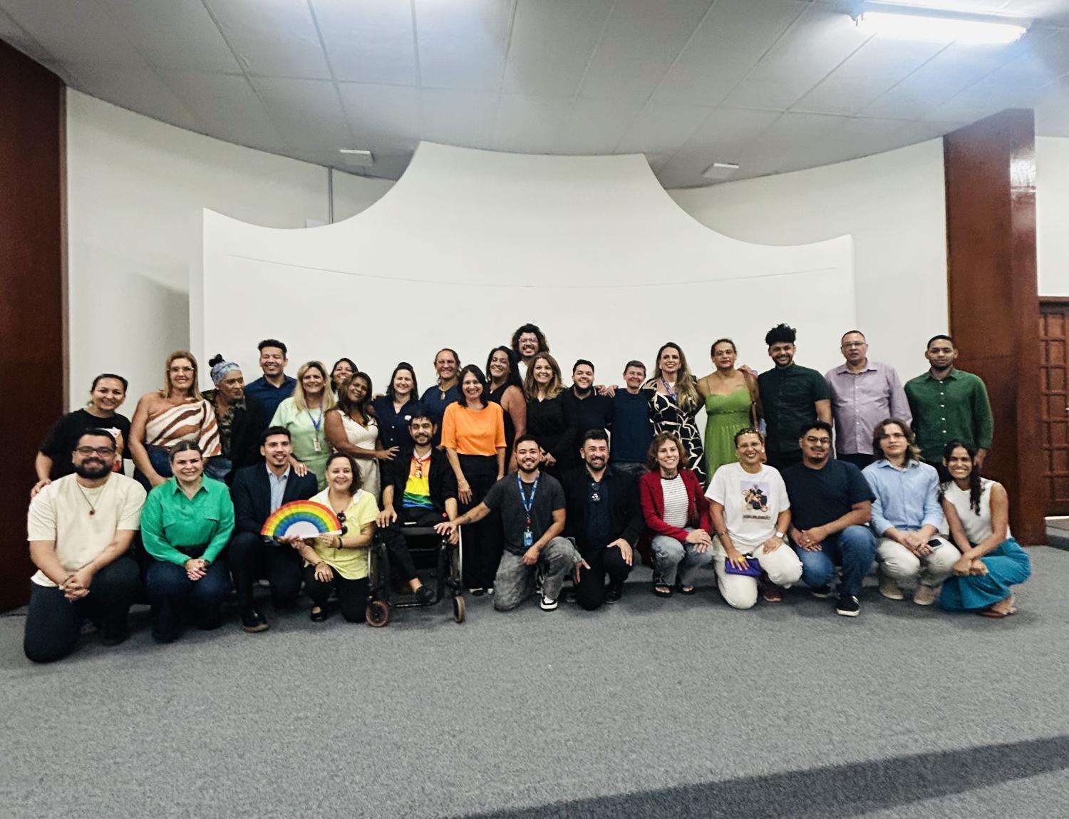 Vereadora Luiza participa da posse dos membros do Conselho Municipal de Direitos das Pessoas LGBTQIAPN+.