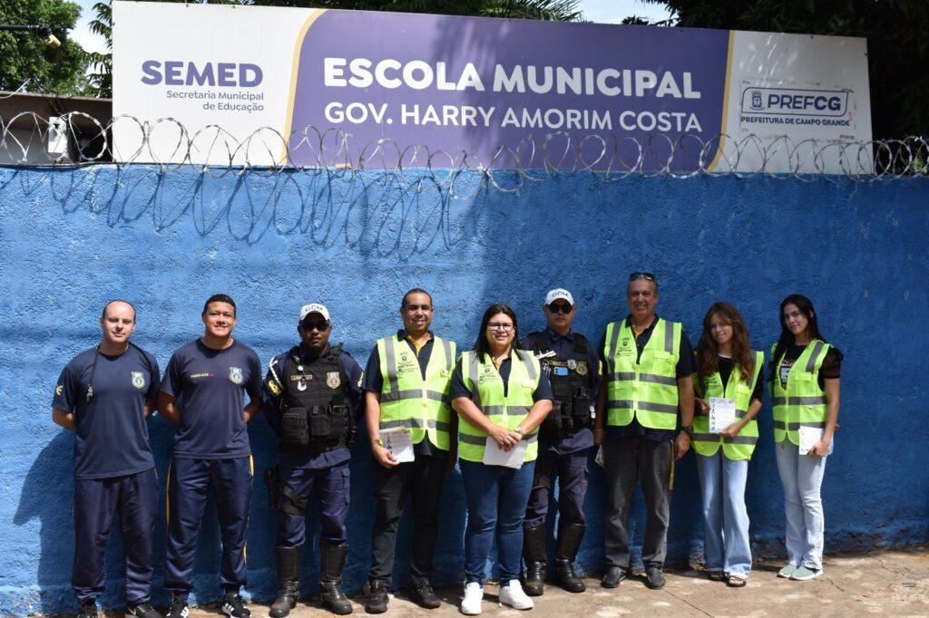 Agetran promove ação educativa de trânsito em escola da Capital. Agetran promove ação educativa de trânsito em escola da Capital.