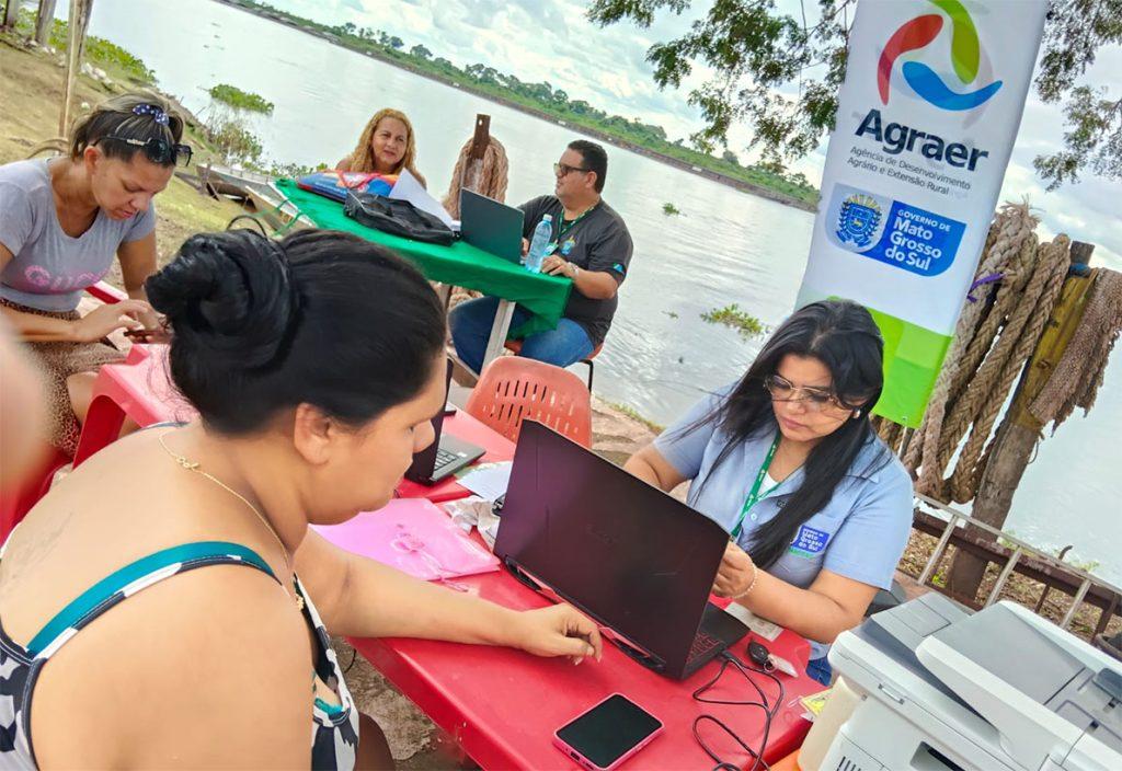 Mutirão Agraer: iniciativa leva cidadania, desenvolvimento e serviços às famílias rurais de Itaquiraí. Mutirão Agraer: iniciativa leva cidadania, desenvolvimento e serviços às famílias rurais de Itaquiraí.