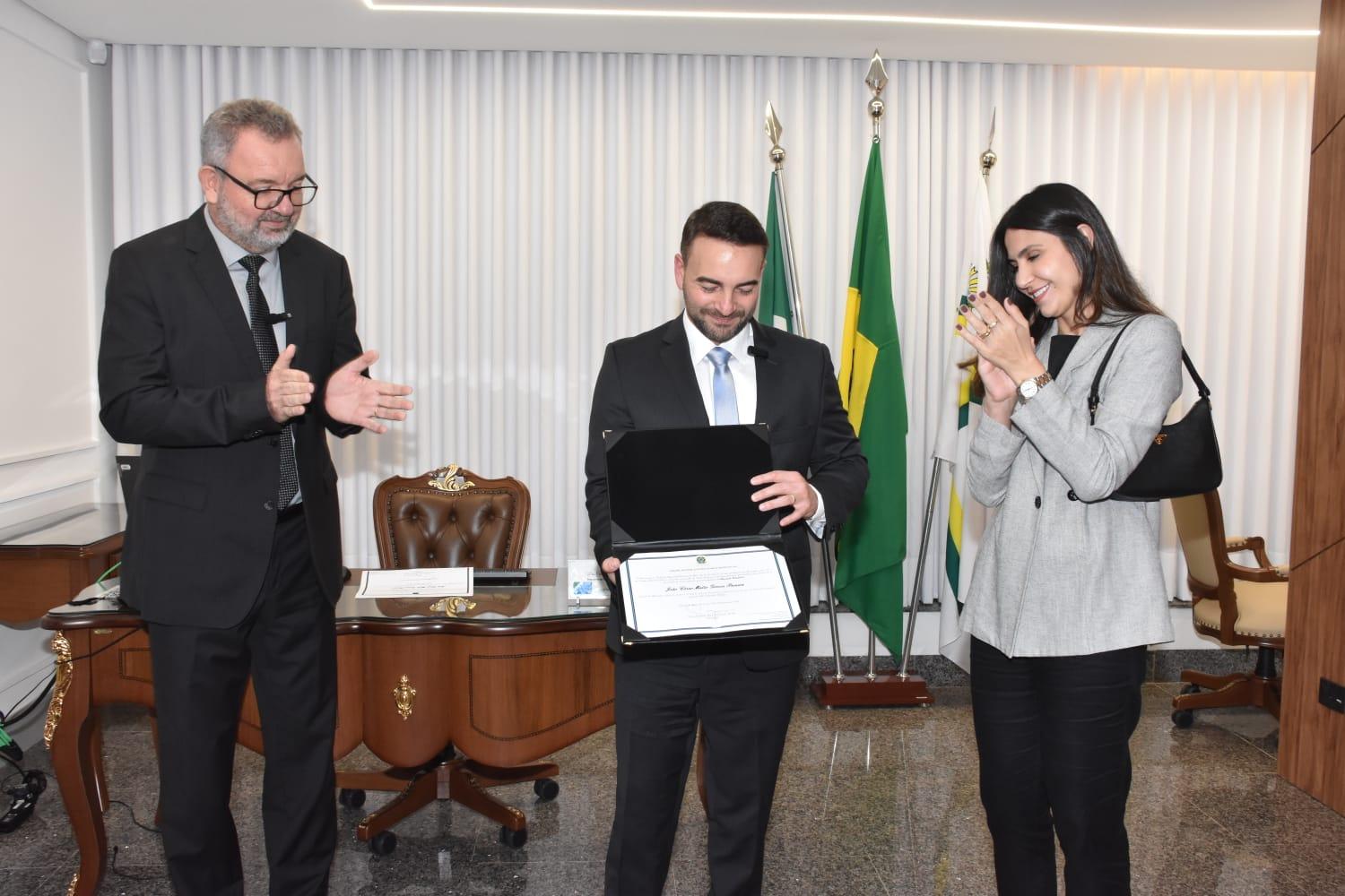 João Mattogrosso é diplomado deputado estadual e vai tomar posse na próxima semana. João Mattogrosso é diplomado deputado estadual e vai tomar posse na próxima semana.