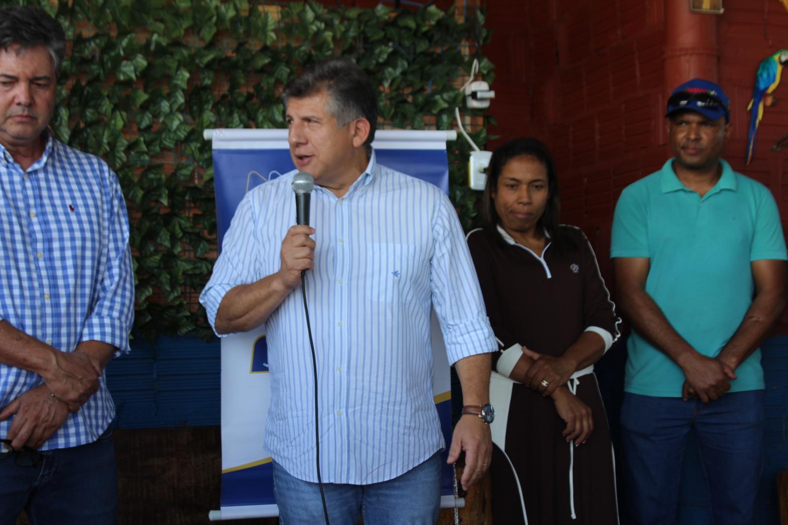 Secretário Darci Caldo participa do Agro Social na Chácara Buriti ao lado da prefeita Adriane Lopes e do deputado Lídio Lopes. Secretário Darci Caldo participa do Agro Social na Chácara Buriti ao lado da prefeita Adriane Lopes e do deputado Lídio Lopes.