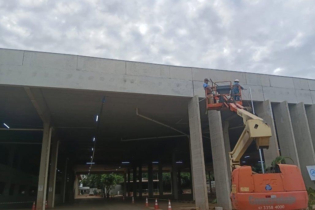 Com características sustentáveis, novo estacionamento da ALEMS será inaugurado no dia 20.