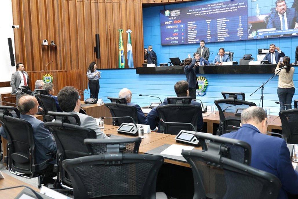 Deputados votam quatro projetos na sessão ordinária desta quinta-feira na ALEMS.