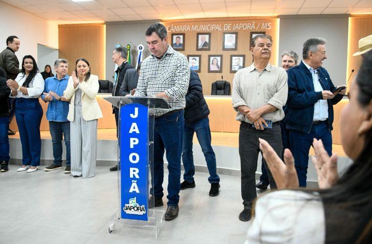 Japorã avança em segurança pública e infraestrutura com autorização de obras na área urbana e rural.