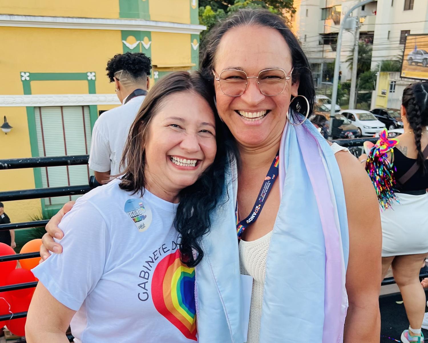 Para Luiza Ribeiro, Cris Stefanny como assessora parlamentar fortalece a atuação do mandato nas políticas públicas para as pessoas LGBTQIA+ .