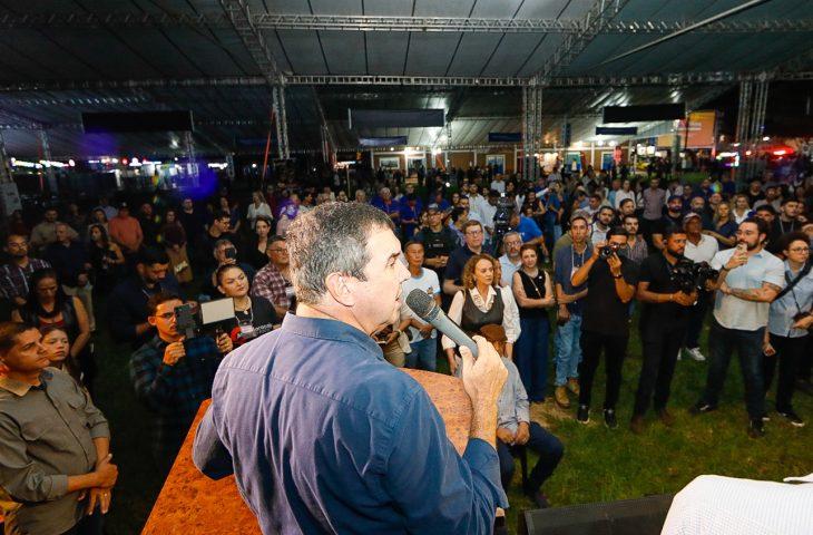 Para preservar gastronomia e cultura, O Governador Eduardo Riedel de MS apoia tradicional Festa da Linguiça de Maracaju.