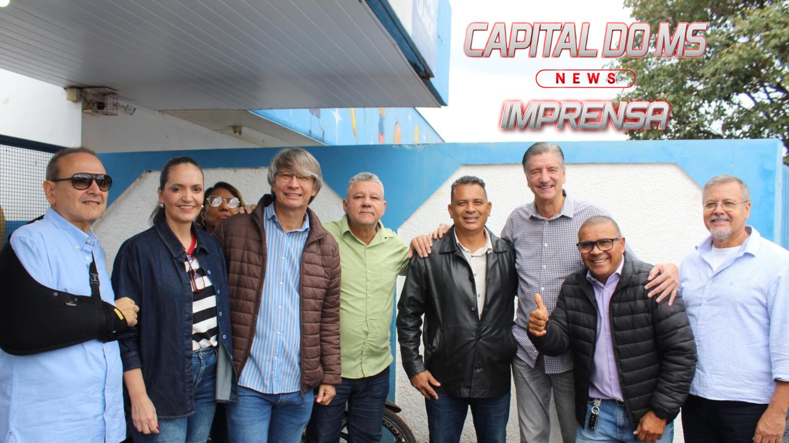 Secretário Darci Caldo prestigia o “Todos em Ação” ao lado da prefeita Adriane Lopes e demais autoridades.