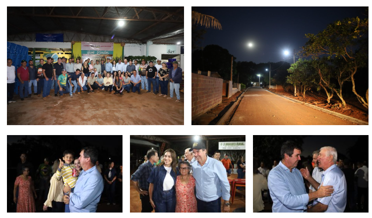 O Governador Eduardo Riedel de MS acompanha reta final da pavimentação no distrito de Bocajá, em Douradina. O Governador Eduardo Riedel de MS acompanha reta final da pavimentação no distrito de Bocajá, em Douradina.