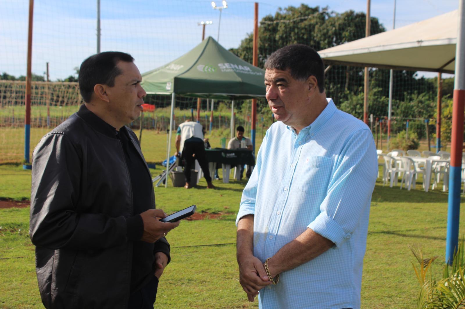 Subprefeito de Anhanduí, Elenilton Dutra, participa do Agro Social na Chácara Buriti e destaca a importância do projeto para a zona rural de Campo Grande.