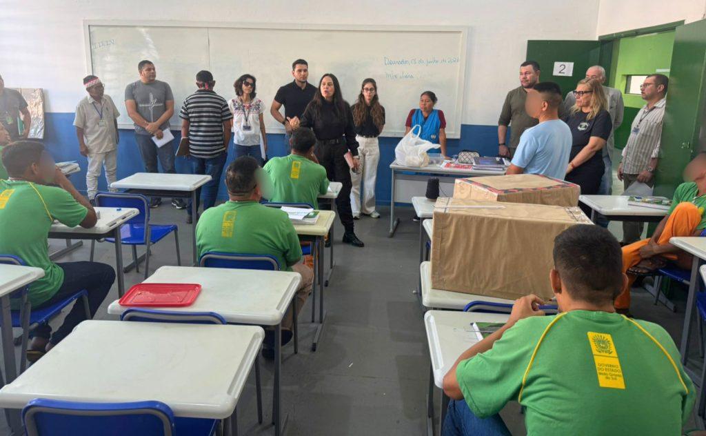 Mutirão na PED identifica etnias e amplia garantia de direitos a indígenas privados de liberdade. Mutirão na PED identifica etnias e amplia garantia de direitos a indígenas privados de liberdade.