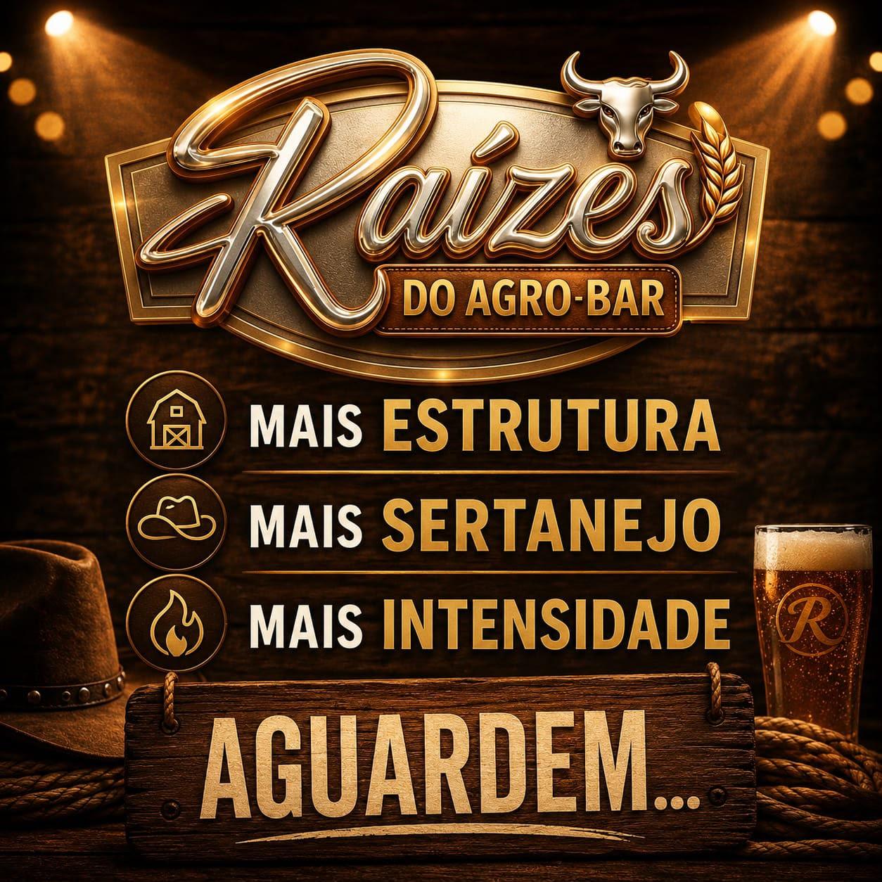 Raízes do Agro Bar – O novo ponto sertanejo de Campo Grande. Raízes do Agro Bar – O novo ponto sertanejo de Campo Grande.