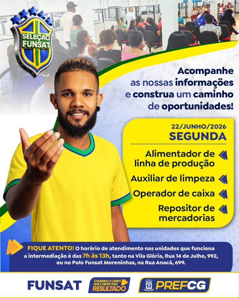 Semana abre com 944 vagas e cursos gratuitos na Funsat.