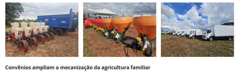 Com apoio parlamentar, Governo de Mato Grosso do Sul destina R$ 7,4 milhões à agricultura familiar. Com apoio parlamentar, Governo de Mato Grosso do Sul destina R$ 7,4 milhões à agricultura familiar.