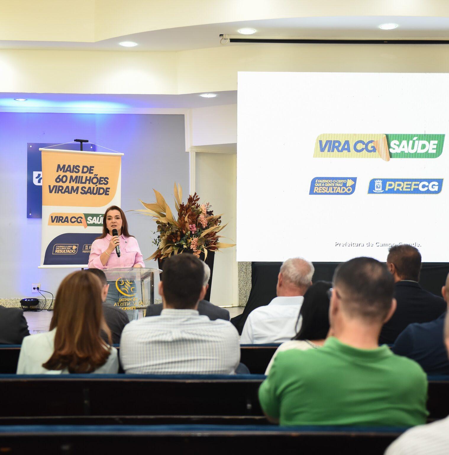 Dr. Ana Luiza Lourenço Adjunta do Secretario Darci Caldo, participa, ao lado da prefeita Adriane Lopes, de coletiva de imprensa no Hospital do Pênfigo, sobre ampliação de cirurgias pelo Vira‑CG Saúde. Dr. Ana Luiza Lourenço Adjunta do Secretario Darci Caldo, participa, ao lado da prefeita Adriane Lopes, de coletiva de imprensa no Hospital do Pênfigo, sobre ampliação de cirurgias pelo Vira‑CG Saúde.