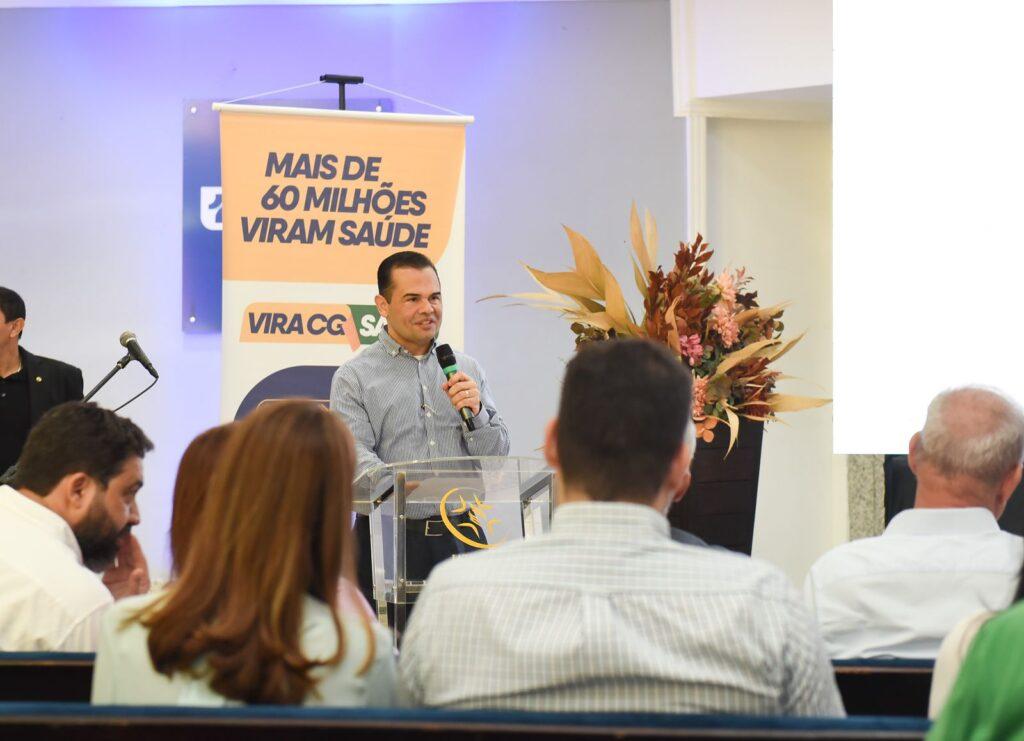 Dr. Ana Luiza Lourenço Adjunta do Secretario Darci Caldo, participa, ao lado da prefeita Adriane Lopes, de coletiva de imprensa no Hospital do Pênfigo, sobre ampliação de cirurgias pelo Vira‑CG Saúde. Dr. Ana Luiza Lourenço Adjunta do Secretario Darci Caldo, participa, ao lado da prefeita Adriane Lopes, de coletiva de imprensa no Hospital do Pênfigo, sobre ampliação de cirurgias pelo Vira‑CG Saúde.