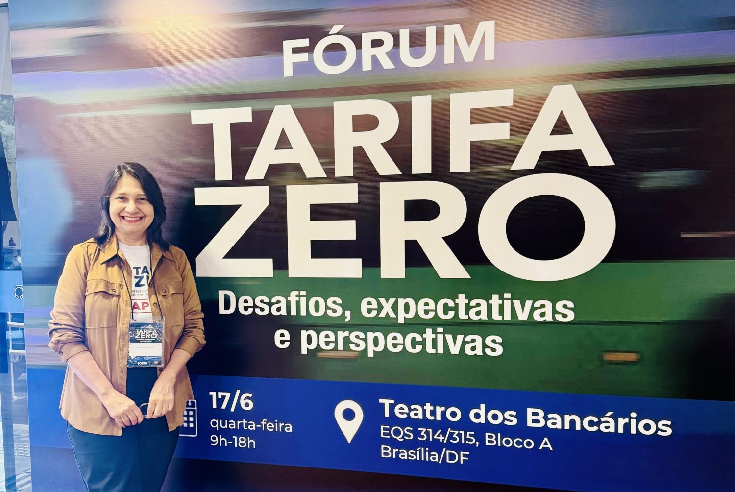 Em busca de soluções para a crise do transporte, Luiza Ribeiro participa de seminário nacional sobre Tarifa Zero em Brasília.