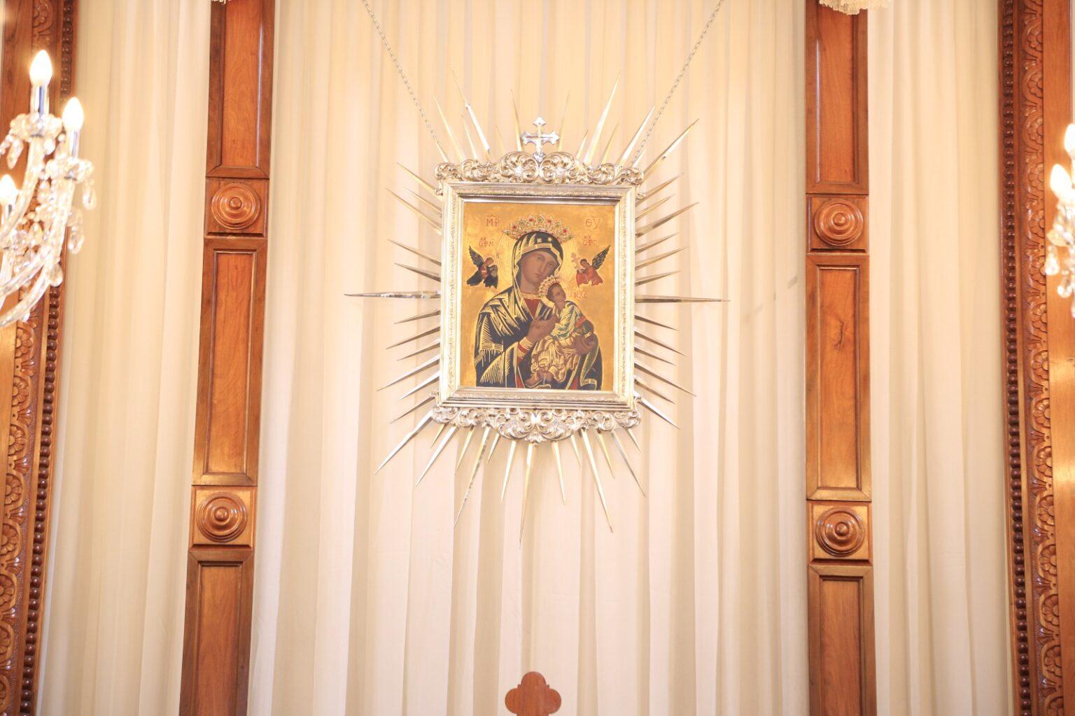 Missa marca chegada do Ícone restaurado da Padroeira de MS.