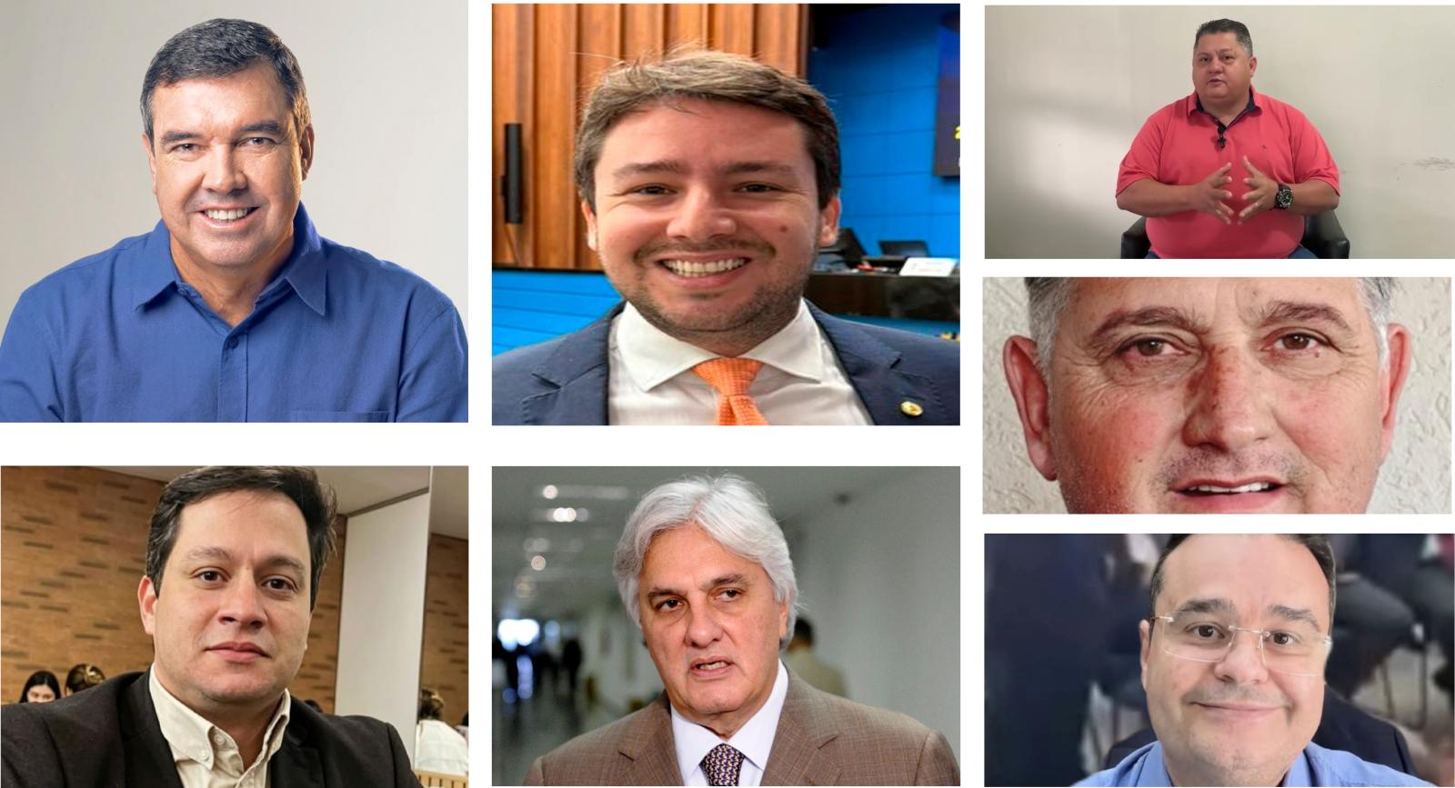 O Governado Eduardo Riedel desponta na preferência do eleitorado; Trad e Delcídio aparecem na sequência.
