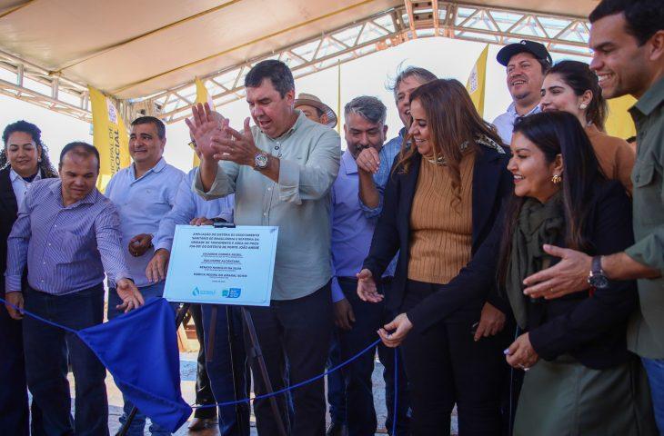Para desenvolvimento logístico de MS, Governo do Estado implanta e pavimenta MS-040 e entrega obras em Brasilândia.