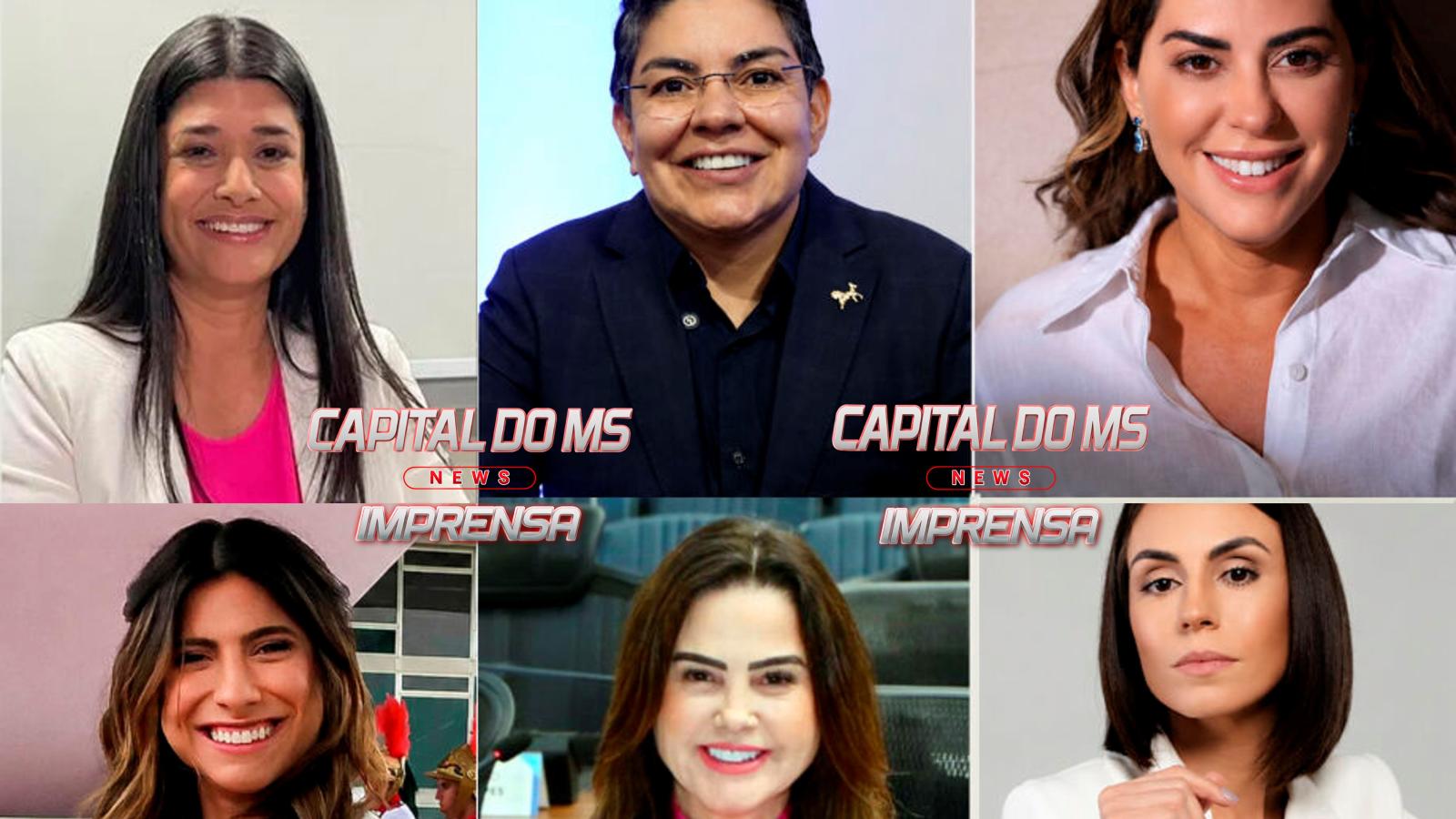 Protagonismo feminino marca disputa pelas vagas de MS na Câmara dos Deputados.