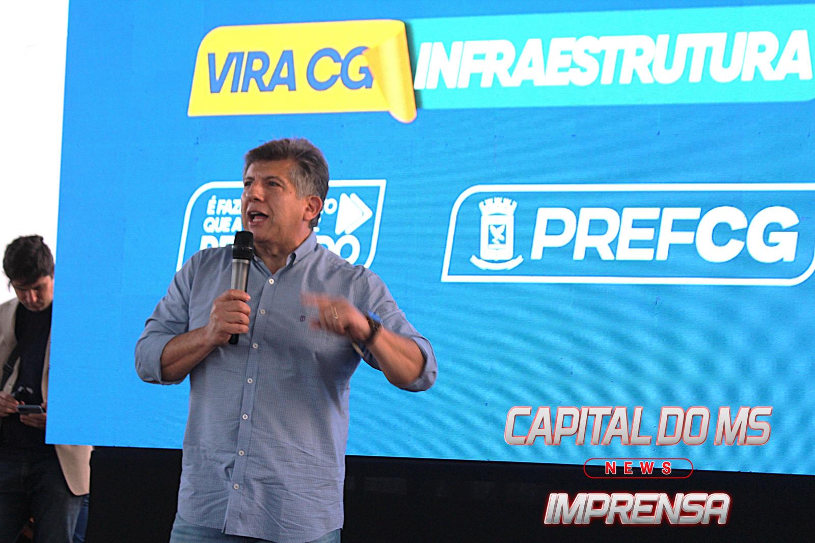 Secretário da SEAR, Darci Caldo, participa do lançamento da pavimentação asfáltica e destaca união política que viabiliza investimentos de R$ 280 milhões em Campo Grande. Secretário da SEAR, Darci Caldo, participa do lançamento da pavimentação asfáltica e destaca união política que viabiliza investimentos de R$ 280 milhões em Campo Grande.