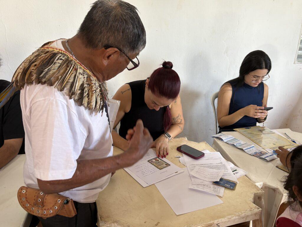 Emha atende 34 famílias da comunidade Índio Forte. Emha atende 34 famílias da comunidade Índio Forte.