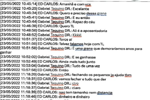 Ex-dirigente da Saúde e aliado comemoram recebimento de propina em contrato: “isso garante nossa aposentadoria”.