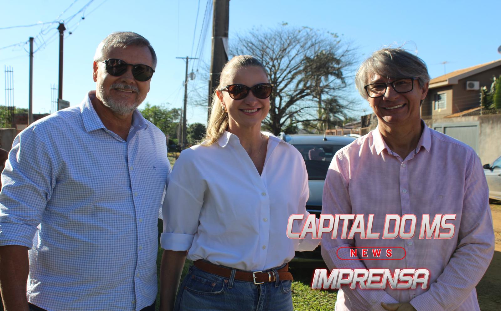 Darci Caldo destaca união dos poderes na entrega do novo asfalto ao Jardim Oliveira.