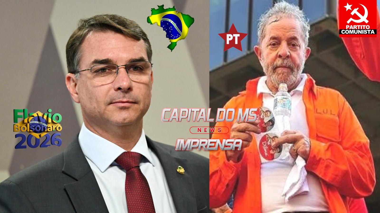Futura/Apex mostra Flávio Bolsonaro e Lula  em cenário de forte competitividade no segundo turno.