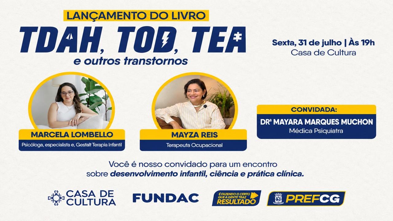 Saúde infantil: livro sobre TDAH e autismo é lançado hoje.