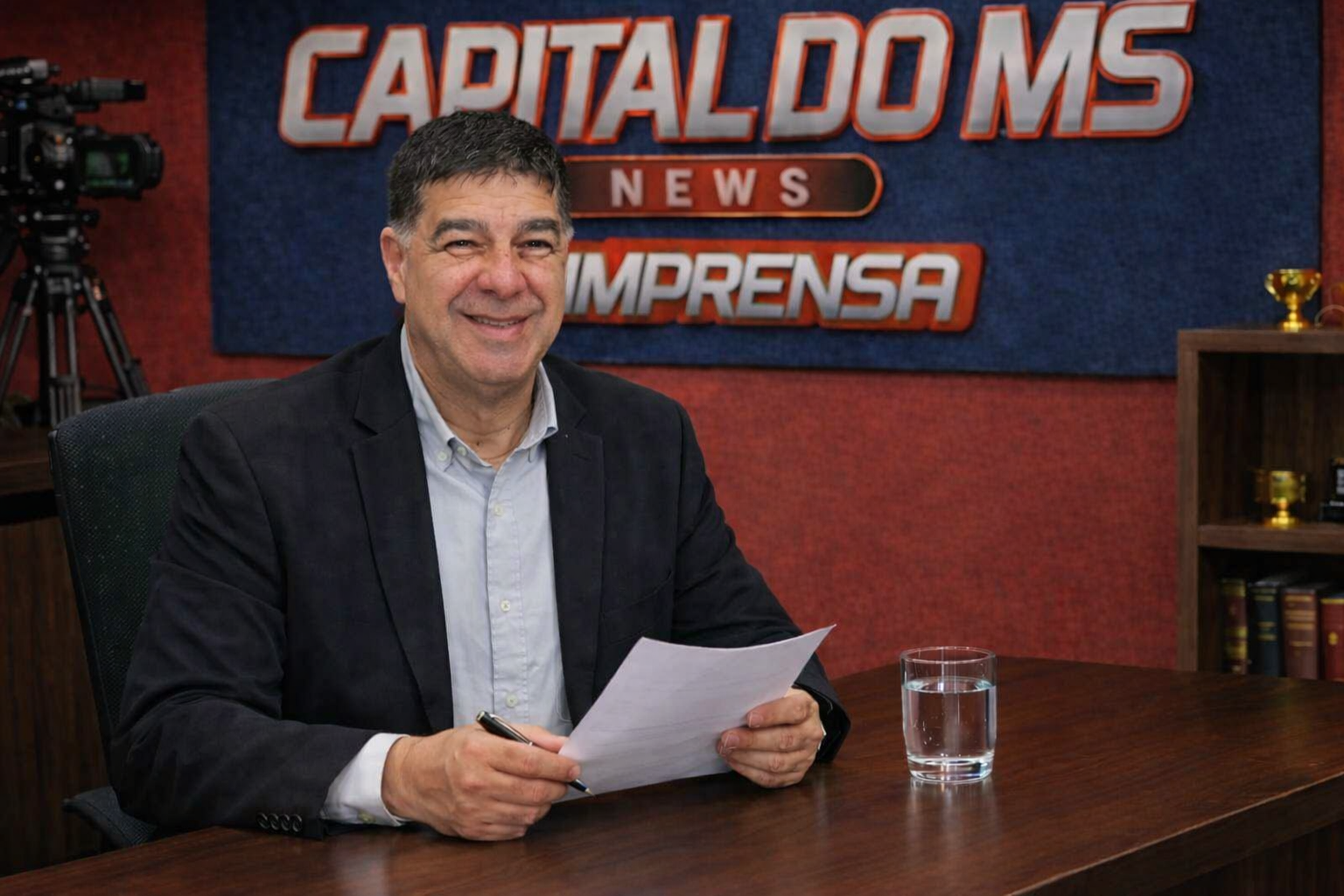 Subprefeito Elenilton Dutra destaca avanços e transformação do distrito de Anhandui em visita ao Capital do MS News.
