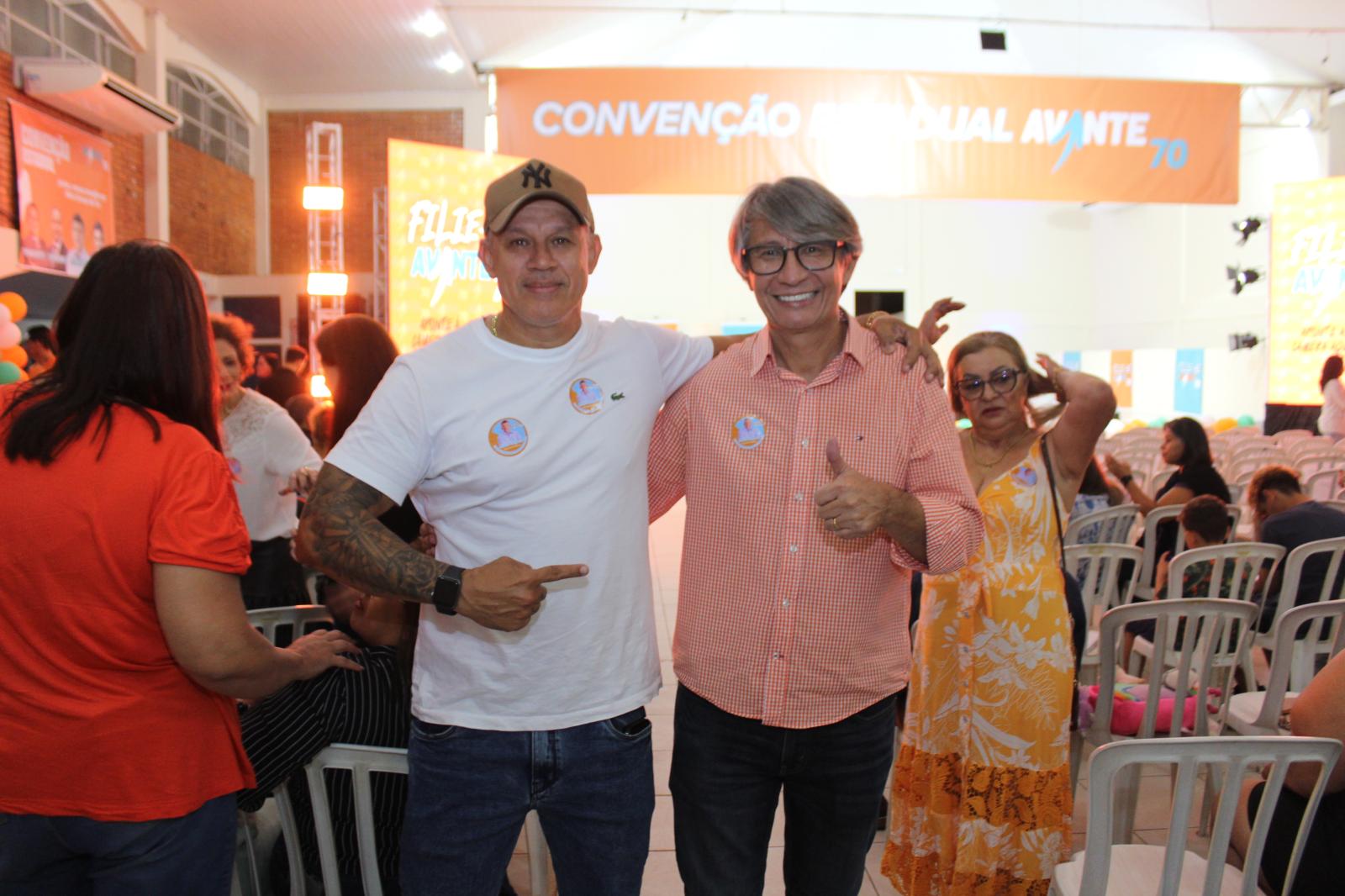 Presidente estadual do Avante Lídio Lopes mostra força politica na convenção de seu partido na noite de sexta feira dia 31 de julho de 2026. Presidente estadual do Avante Lídio Lopes mostra força politica na convenção de seu partido na noite de sexta feira dia 31 de julho de 2026.