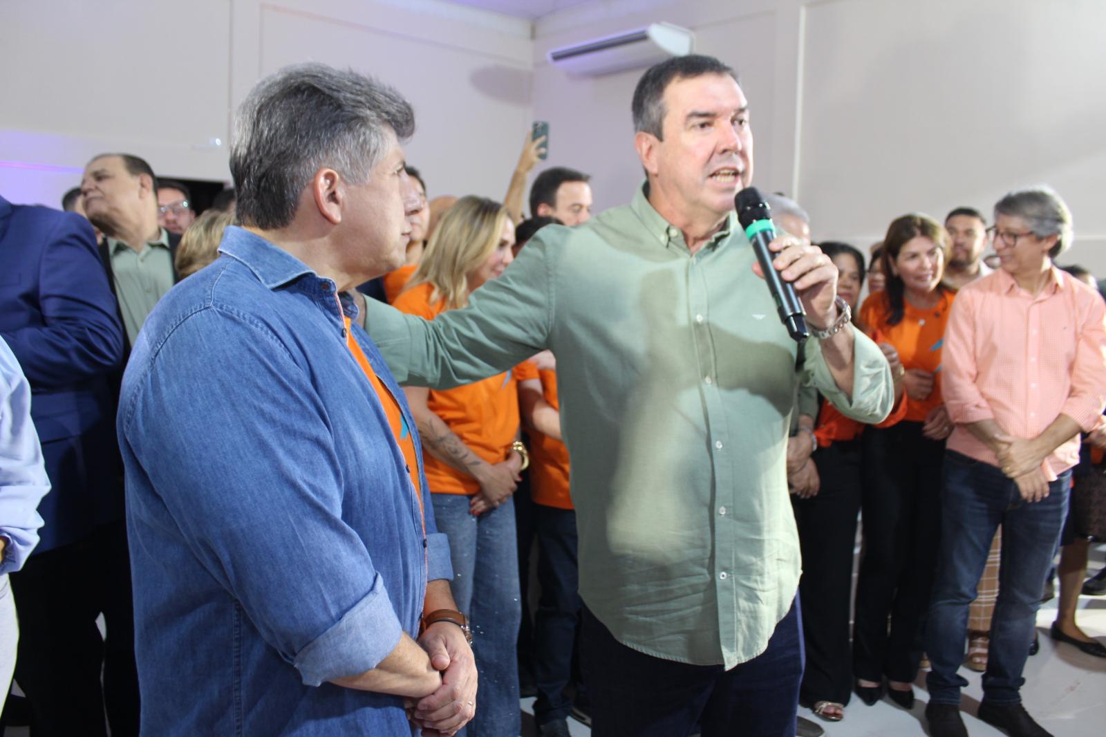 Presidente estadual do Avante Lídio Lopes mostra força politica na convenção de seu partido na noite de sexta feira dia 31 de julho de 2026. Presidente estadual do Avante Lídio Lopes mostra força politica na convenção de seu partido na noite de sexta feira dia 31 de julho de 2026.