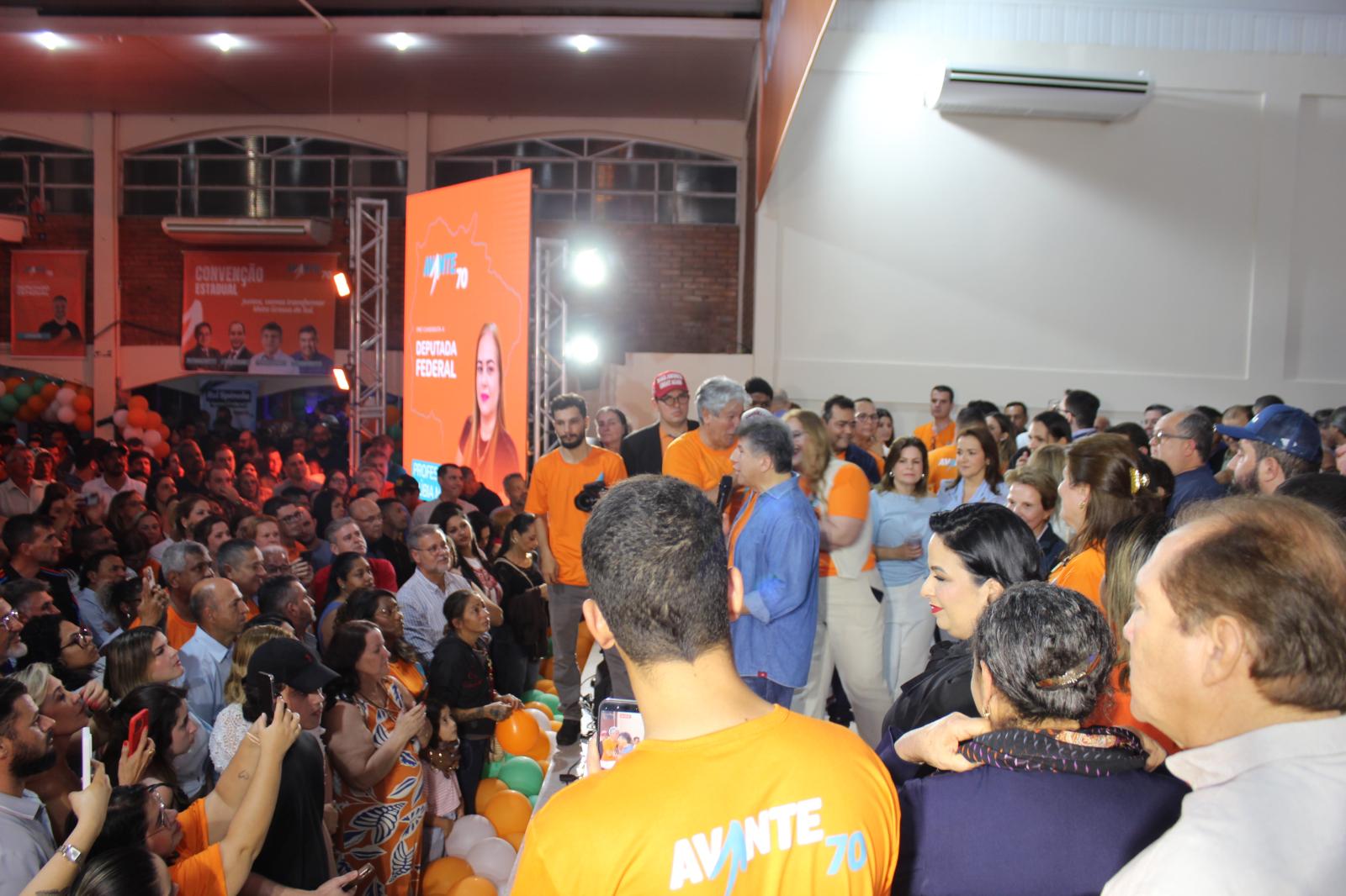 Presidente estadual do Avante Lídio Lopes mostra força politica na convenção de seu partido na noite de sexta feira dia 31 de julho de 2026. Presidente estadual do Avante Lídio Lopes mostra força politica na convenção de seu partido na noite de sexta feira dia 31 de julho de 2026.