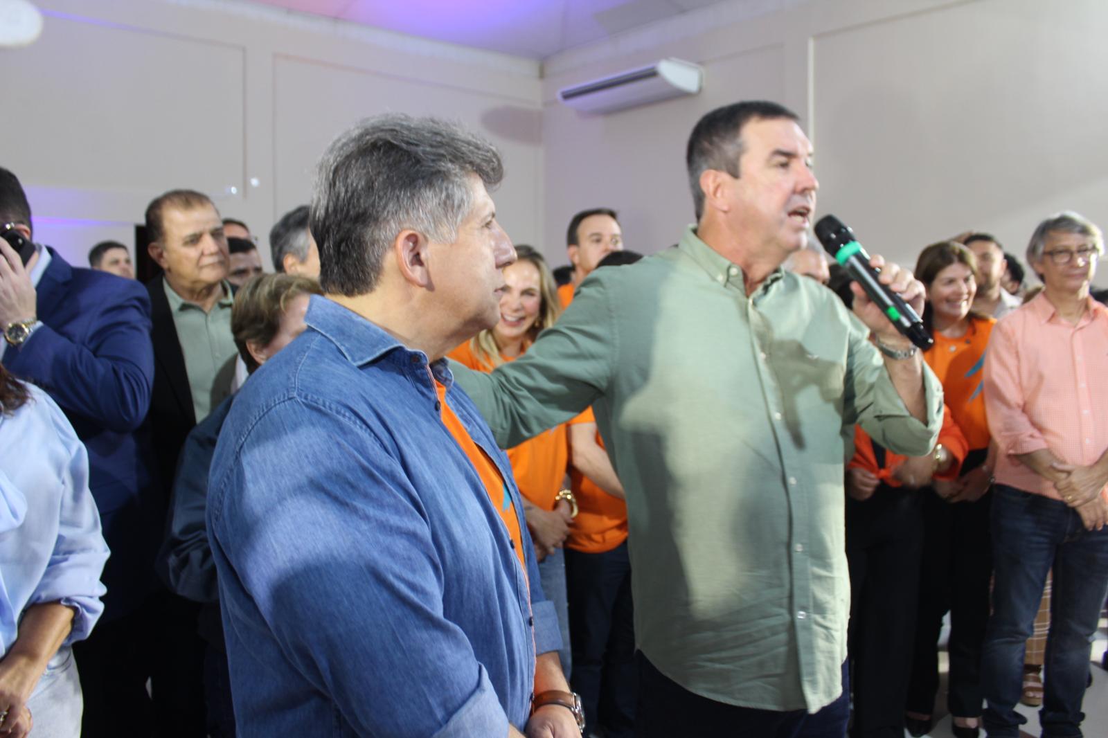 Presidente estadual do Avante Lídio Lopes mostra força politica na convenção de seu partido na noite de sexta feira dia 31 de julho de 2026. Presidente estadual do Avante Lídio Lopes mostra força politica na convenção de seu partido na noite de sexta feira dia 31 de julho de 2026.