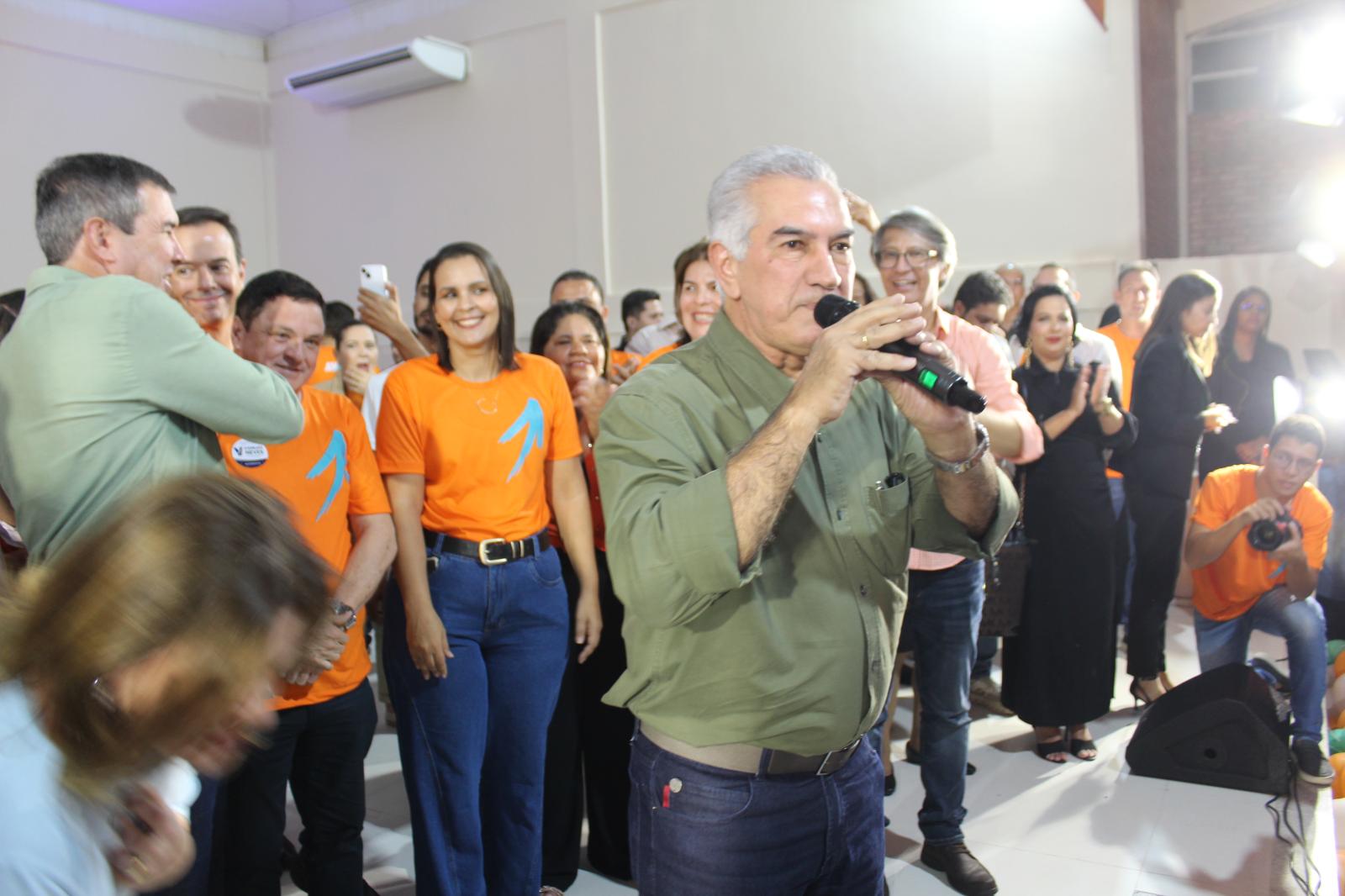 Presidente estadual do Avante Lídio Lopes mostra força politica na convenção de seu partido na noite de sexta feira dia 31 de julho de 2026.