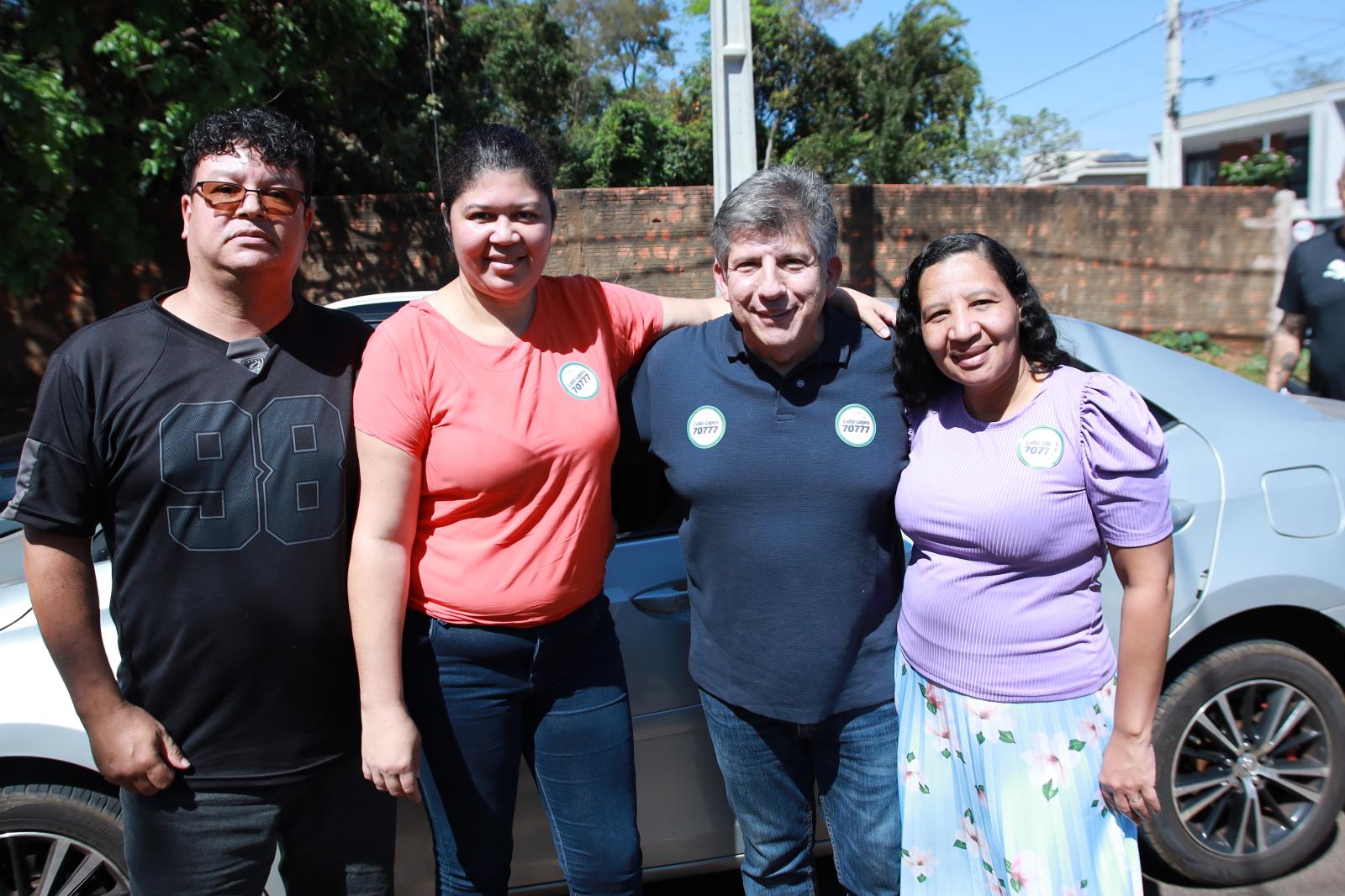 Deputado Lídio Lopes inicia oficialmente sua campanha com adesivaço no Carandá Bosque que aconteceu neste domingo dia 16 de agosto na parte da manhã.