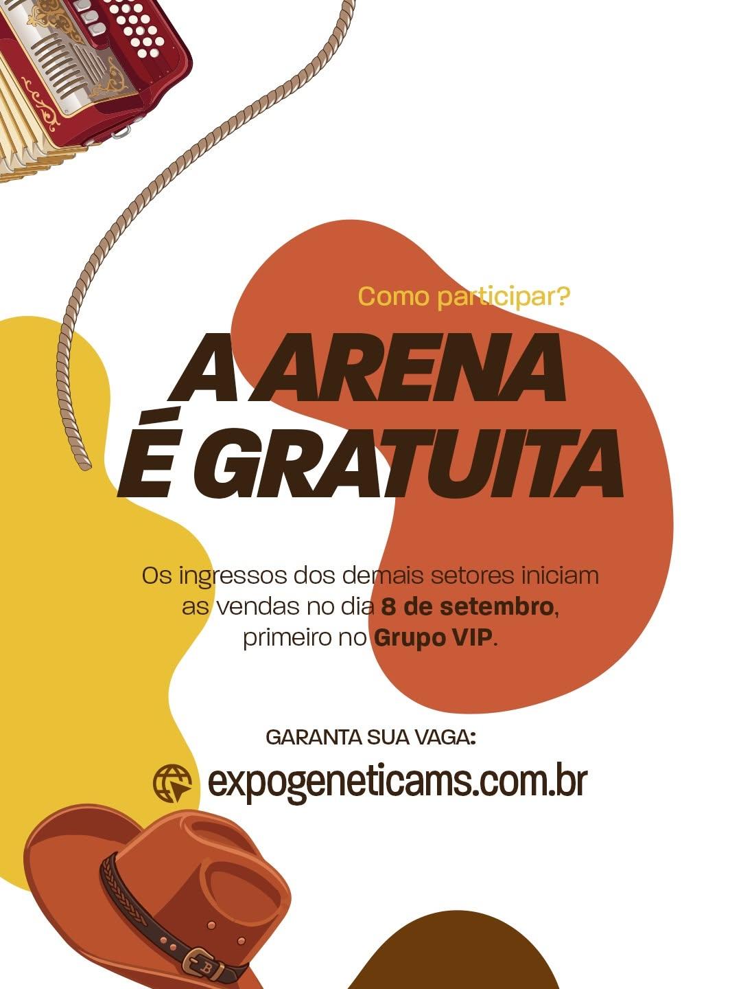 ExpoGenética MS 2026: tradição, inovação e espetáculo no coração do Estado.