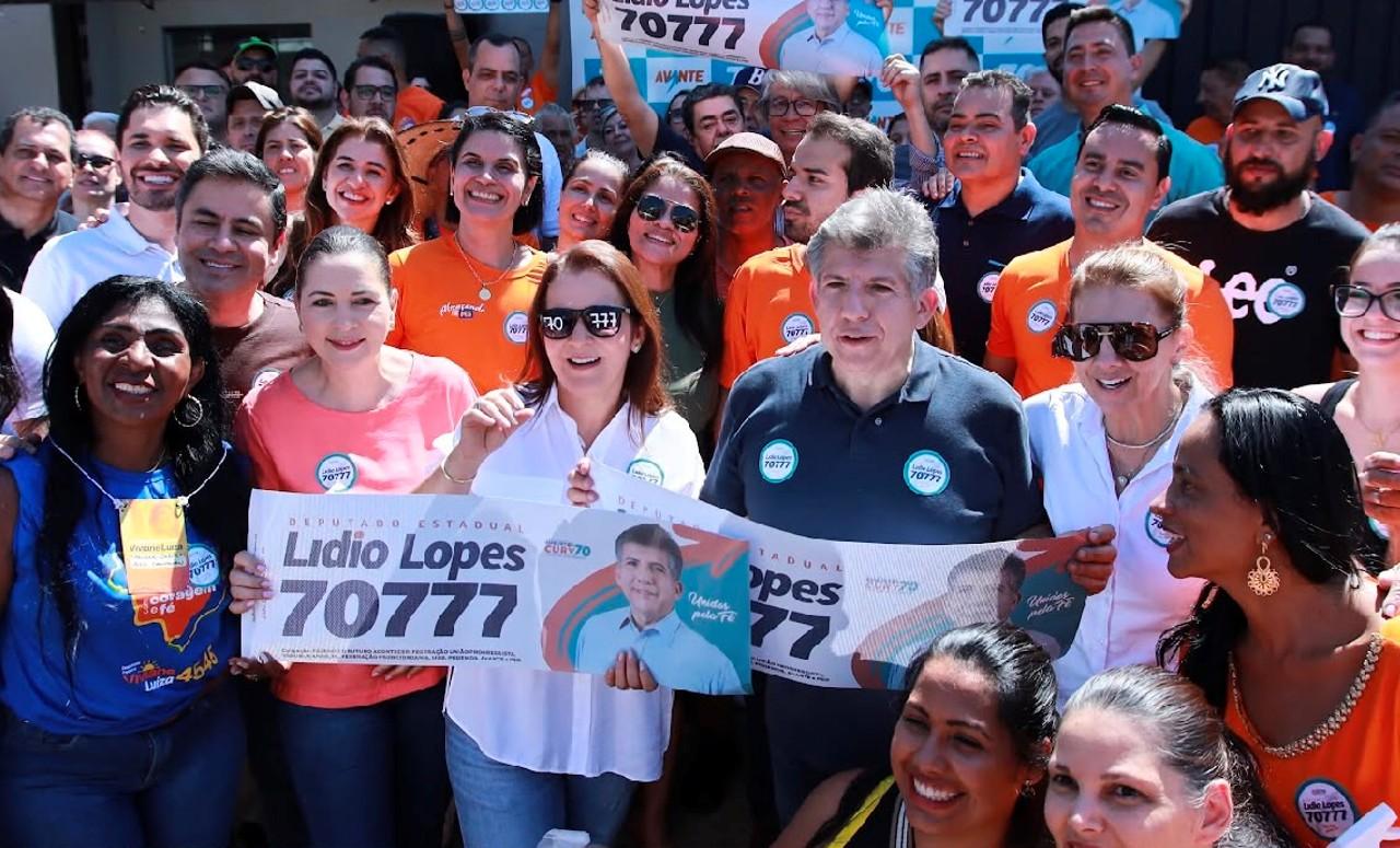 Deputado Lídio Lopes inicia oficialmente sua campanha com adesivaço no Carandá Bosque que aconteceu neste domingo dia 16 de agosto na parte da manhã.