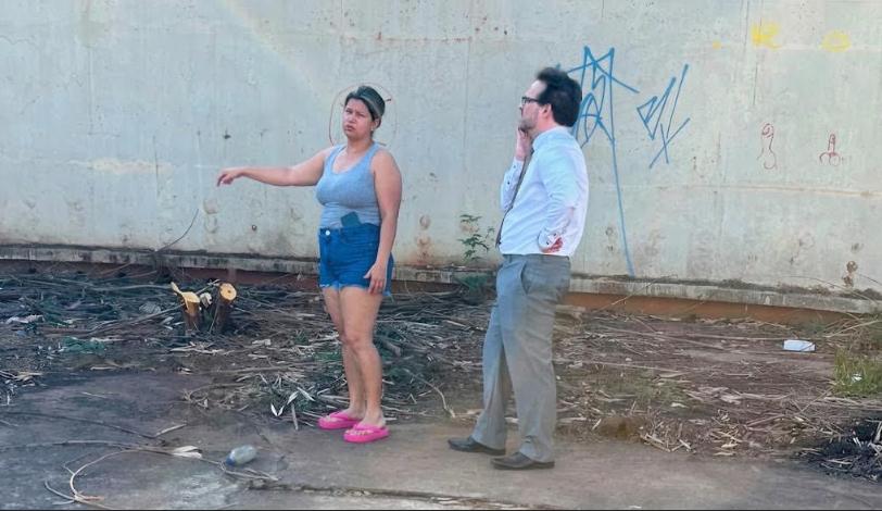 Dr. Lívio visita Jardim Nhá Nhá e acompanha de perto demandas apresentadas por moradores.