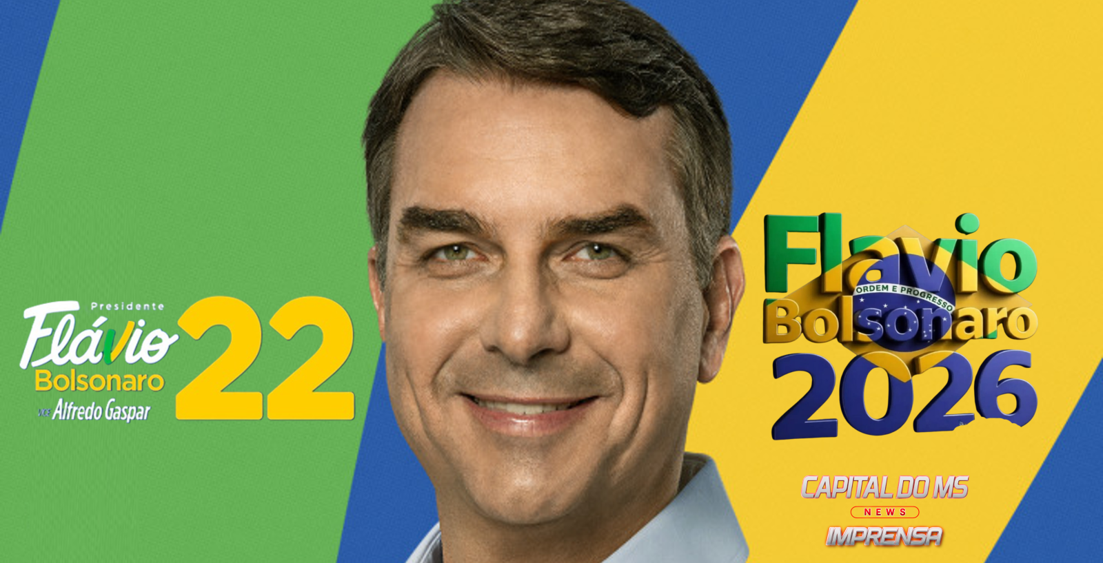 Flávio Bolsonaro aparece com 40% na frente contra 30% de Lula, em nova pesquisa no Mato Grosso do Sul.