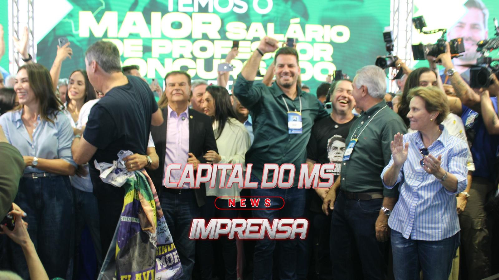 “Força Total: PL Realiza Convenção Gigante com Azambuja, Riedel, Tereza Cristina e Nelsinho Trad, Prefeita Adriane Lopes, e Lídio Lopes, Capitão Contar, Rose Modesto”