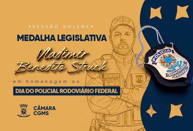 Policiais rodoviários federais serão homenageados em solenidade na quarta-feira.